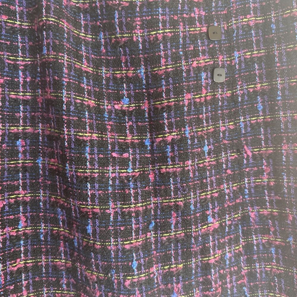 Oscar Oscar De La Renta Colorful Skirt Size 14 Petite Preowned - Picture 5 of 16
